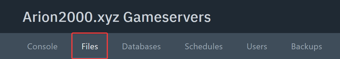 Markierung des "File"-Tabs